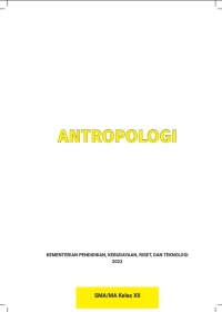 Image of Antropologi untuk SMA/MA Kelas XII