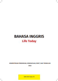 Image of Bahasa Inggris: Life Today untuk SMA/MA Kelas XII