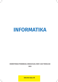 Image of Informatika untuk SMA/MA Kelas XII