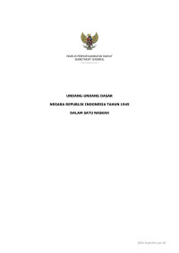 Image of Undang-Undang Dasar 1945